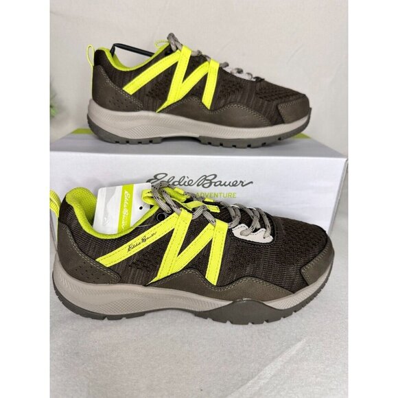 Eddie Bauer Thielsen Trail Hiking Sneaker Olive Lime Punch Women's 11 - Picture 8 of 9